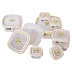 Bosonshop 18 Piece Food Storage Container Set with Easy Locking Lids,BPA Free and 100% Leak Proof,Plastic