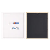 Bosonshop Wall-Mounted Wood Picture Frames Set of 8 White Gallery Photo Frame