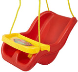 High Back Secure Swing Toddler Swing Seat Fully Assembled – Great for Tree, Swing Set, Backyard, Playground, Playroom-Red - Bosonshop