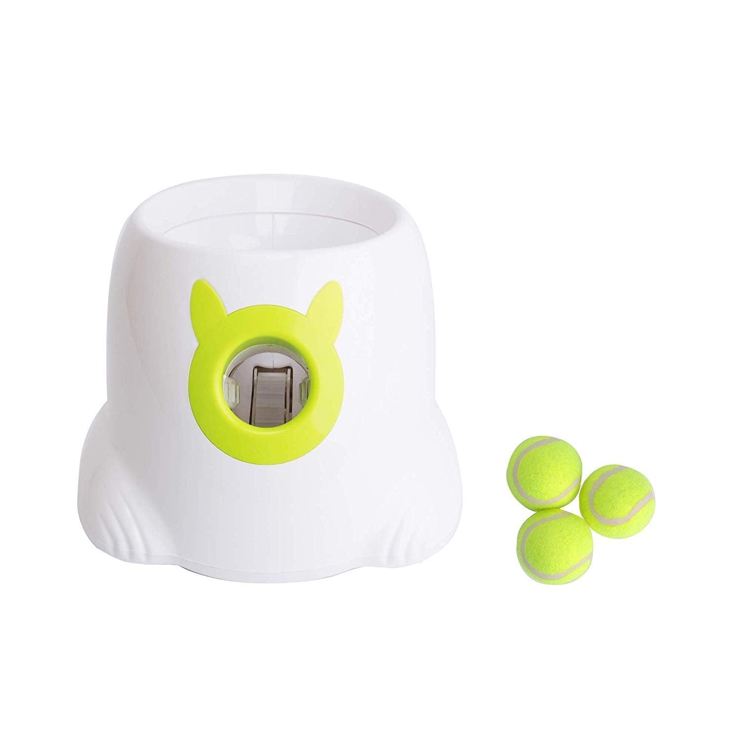 Bosonshop Interactive Ball Launcher for Dogs with Tennis Balls,Tennis Ball Throwing Machine for Trainning