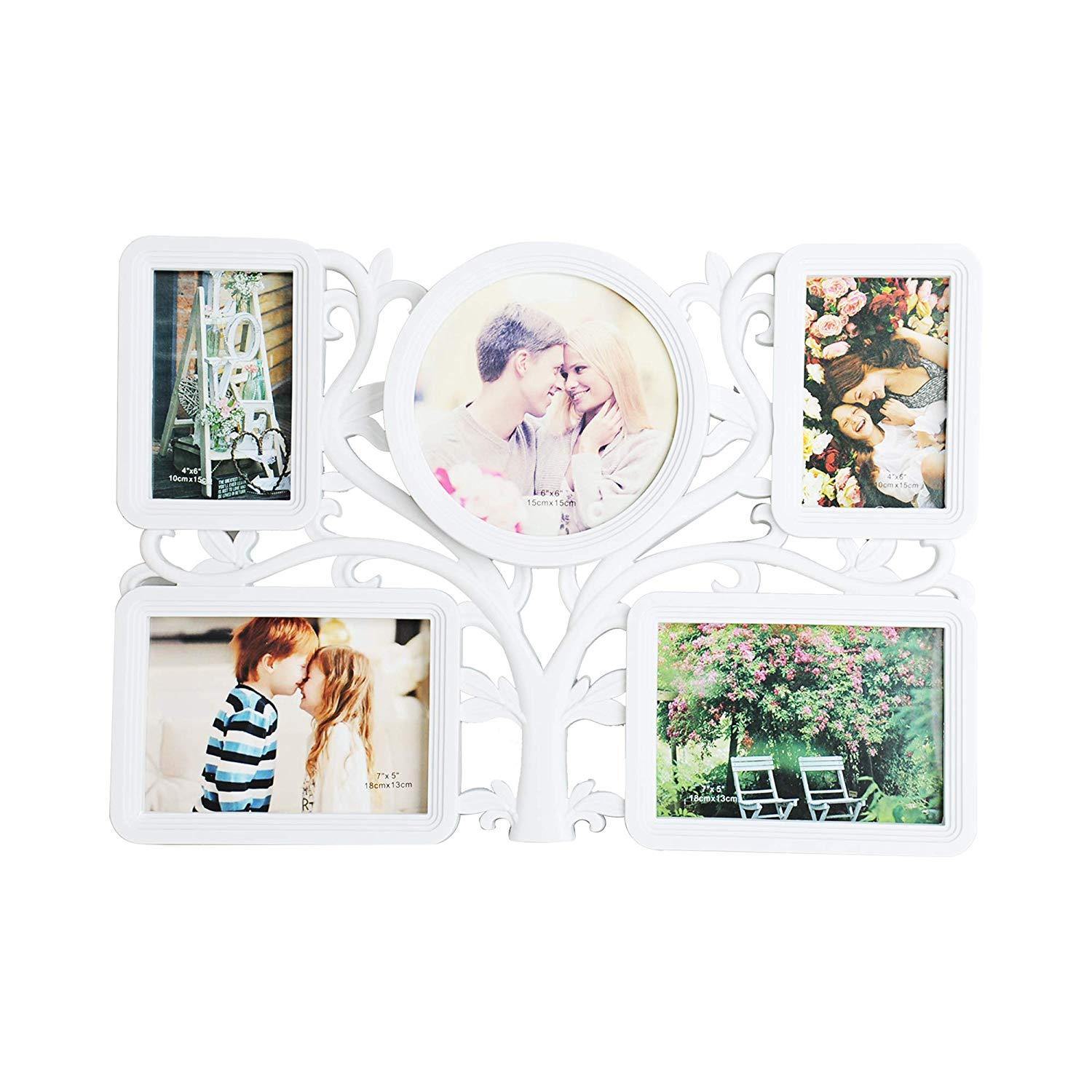 Bosonshop Home Creative Collage Wall-Mounted Plastic Photo Frame