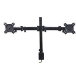 Bosonshop Dual Arm Adjustable Monitor Mount with Clamp for 2 LCD LED Computer Screen
