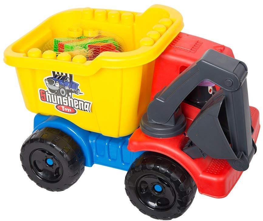 Water Fun Kids Summer Game Beach Truck Car Building Block Car - Bosonshop