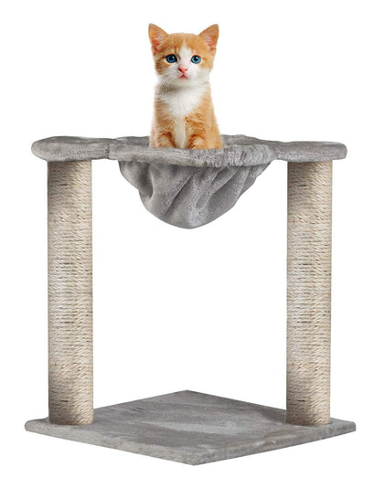 Large Cat Tree Cat Scratching Cat Climber with Condo Cat Tower Furniture and Hammock,Sisal-Covered