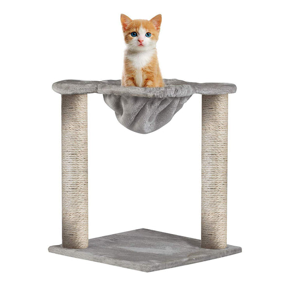 Large Cat Tree Cat Scratching Cat Climber with Condo Cat Tower Furniture and Hammock,Sisal-Covered