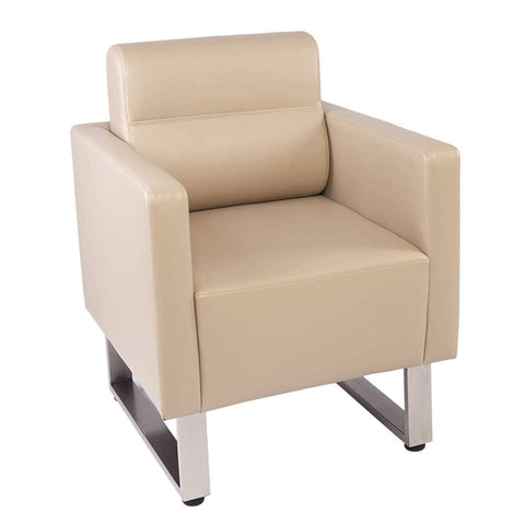 Bosonshop Arm Chair PU Leather Single Sofa Chair Furniture
