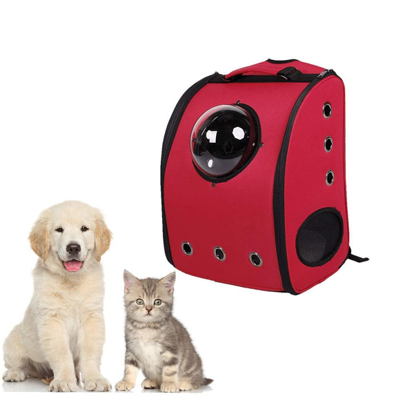 Pet Kitten Puppy Travel Carrier Backpack Space Capsule Bubble Design Breathable