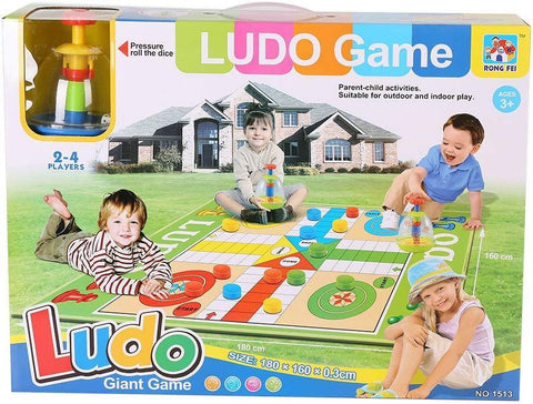 Family Floor Board Foldable Game Ludo Giant Educational Toy - Bosonshop