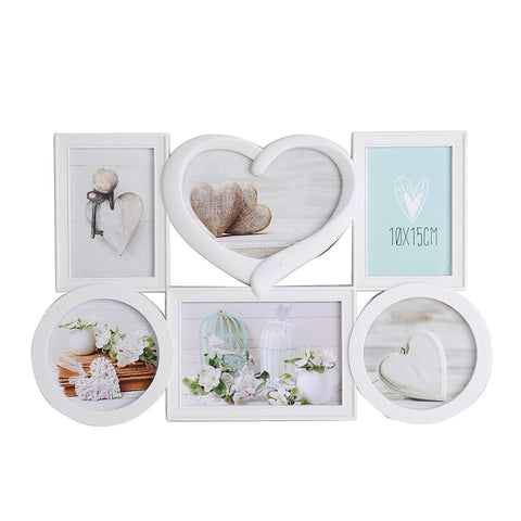 Bosonshop Home Creative Collage Wall-Mounted Plastic Photo Frame