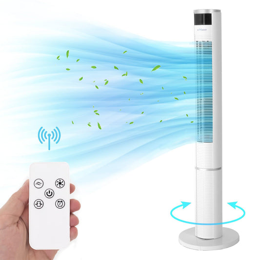 E-Macht 43 Inches Oscillating Tower Fan with Remote Control