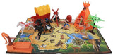 Wild West Cowboy and Indian Pretend Playset Toy - Bosonshop