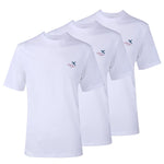 3-Pack Crew Classic T-Shirt Cotton Short Sleeve Shirts Summer Tops - Bosonshop