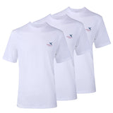 3-Pack Crew Classic T-Shirt Cotton Short Sleeve Shirts Summer Tops - Bosonshop