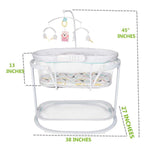 Baby Cradle for Newborn Soothing Motions Bassinet - Bosonshop