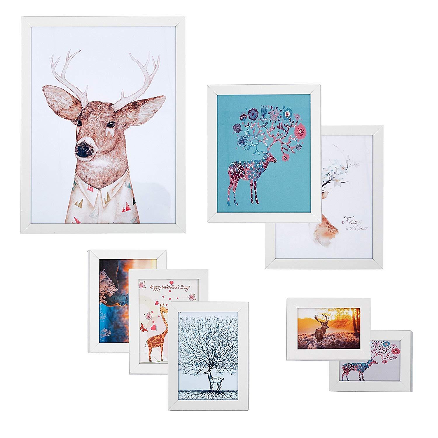 Bosonshop 8PCS Multi Pack Photo Frame,Home Decorations