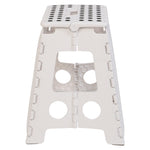 2 Pack Folding Step Stool with Portable Carrying Handle Safe Enough, White
