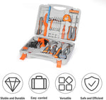 Home Kitchen Repair Tool Kit Tool Box for Home, General Household Kit with Plastic Storage Case, 33PCS - Bosonshop