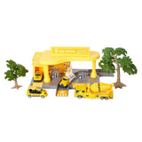 Bosonshop Yellow Gas Station Toy Playset Educational Toys for Kids 3 and up