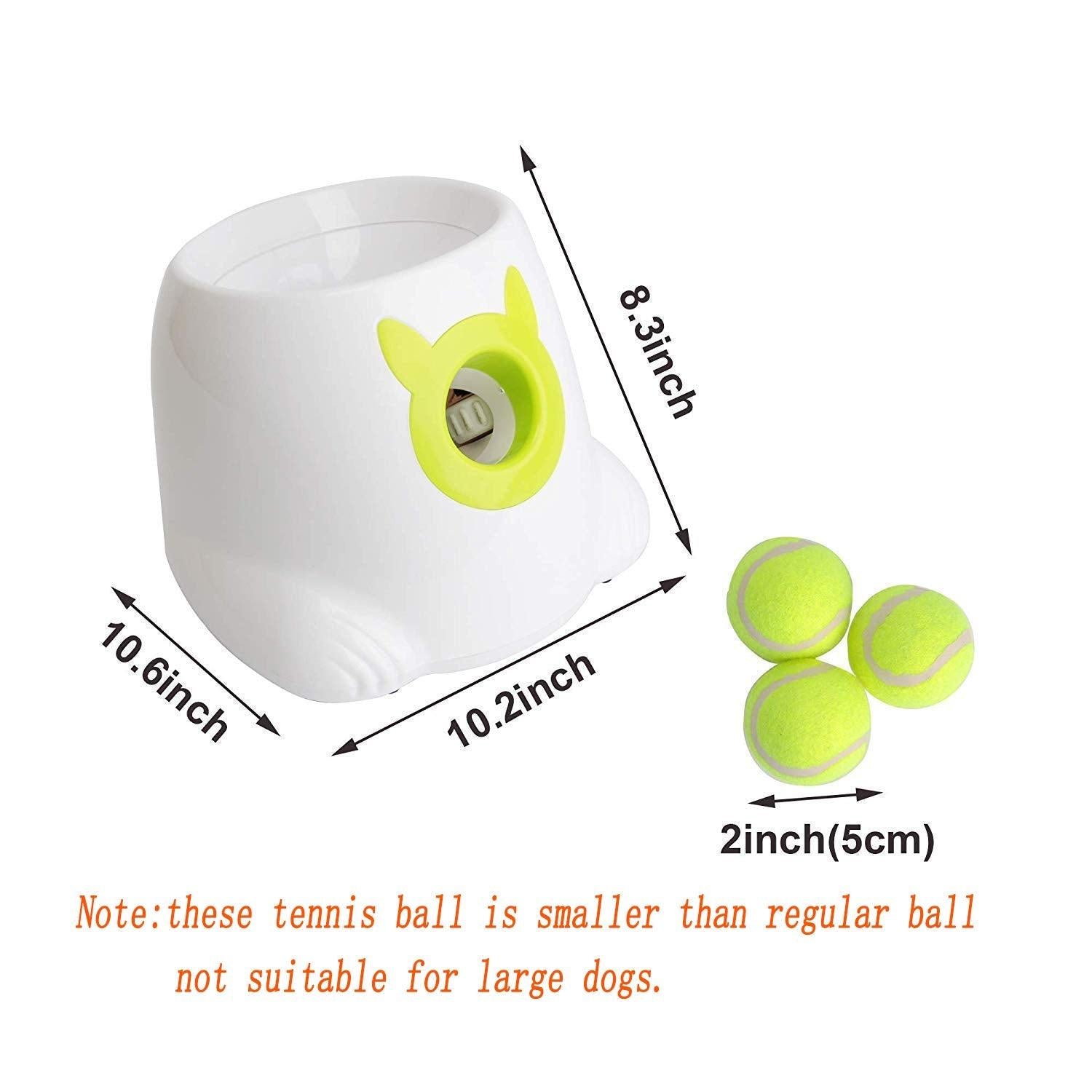 Bosonshop Interactive Ball Launcher for Dogs with Tennis Balls,Tennis Ball Throwing Machine for Trainning