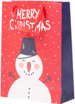 Christmas Paper Gift Bags Bulk Assortment 1 Dozen Holiday Themes Print Gift Bags with Handles 3 Sizes 4 Patterns Character - Bosonshop