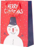 Christmas Paper Gift Bags Bulk Assortment 1 Dozen Holiday Themes Print Gift Bags with Handles 3 Sizes 4 Patterns Character - Bosonshop