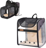 Portable Pet Dog Cat Travel Double Shoulder Backpacks Sport Travel Outdoor Pet Carrier Bag Dog Carrier Backpack - Bosonshop