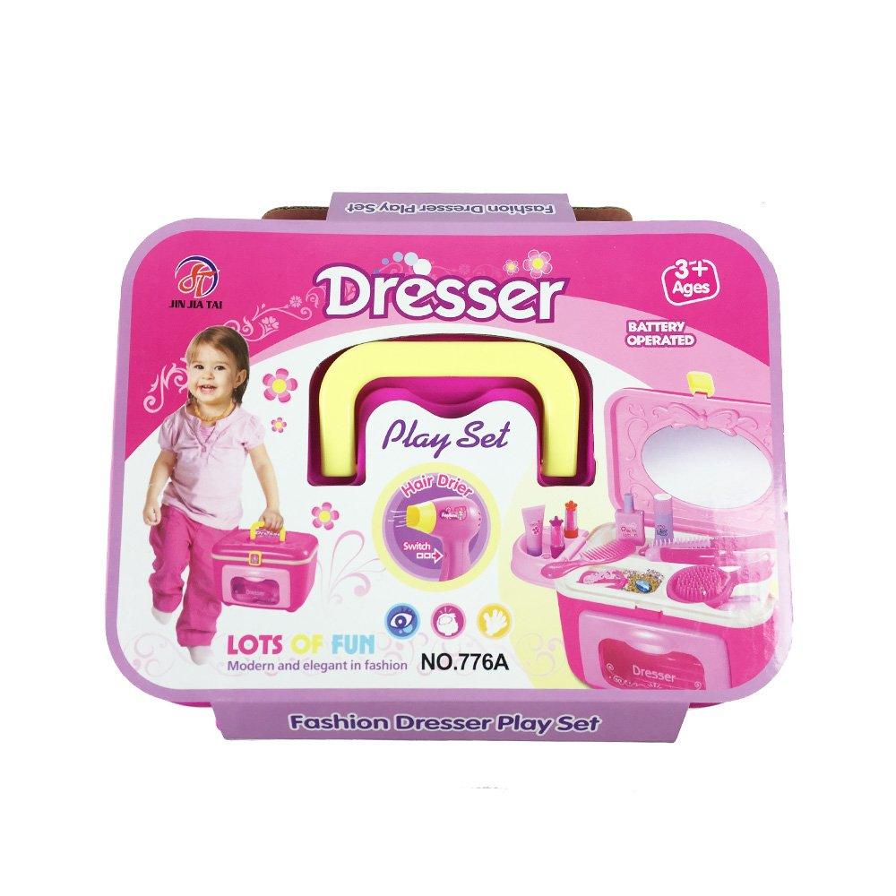 Bosonshop Girl Hairdresser Pretend Play Toy Fashion Beauty Play Set