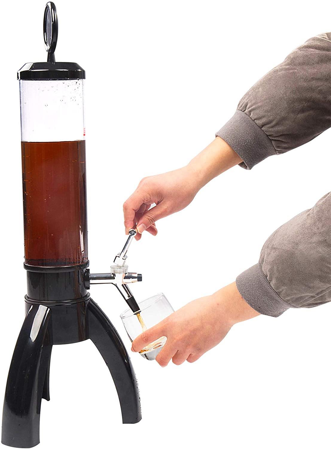 1.5L Draft Beverages Beer Tower Beverage Dispenser with Label for Beer and Drink - Bosonshop