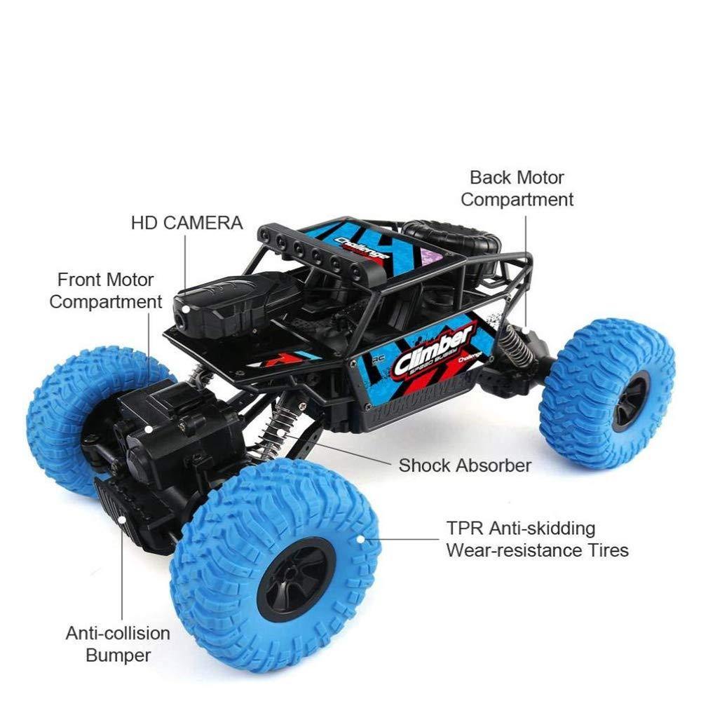 Bosonshop RC Hobby Toys Off-Road Sport Cars 4WD 2.4Ghz Rock Crawler Vehicle Truck with Wi-Fi HD Camera