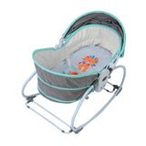 Multifunctional Portable Baby Bed can Gliding Swing, Green - Bosonshop