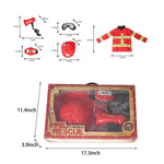 Bosonshop Kids Fireman Costume Toy for Kids with Complete Firefighter Accessories