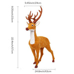 Bosonshop Craft Christmas Decoration Ornaments Simulation Christmas Reindeer for Home Festival Gift