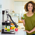 Citrus Pomegranate Juicer Labor-saving Manual Fruit Juicer Press Fruit Squeezer with Stable Non-slip Base, Black - Bosonshop