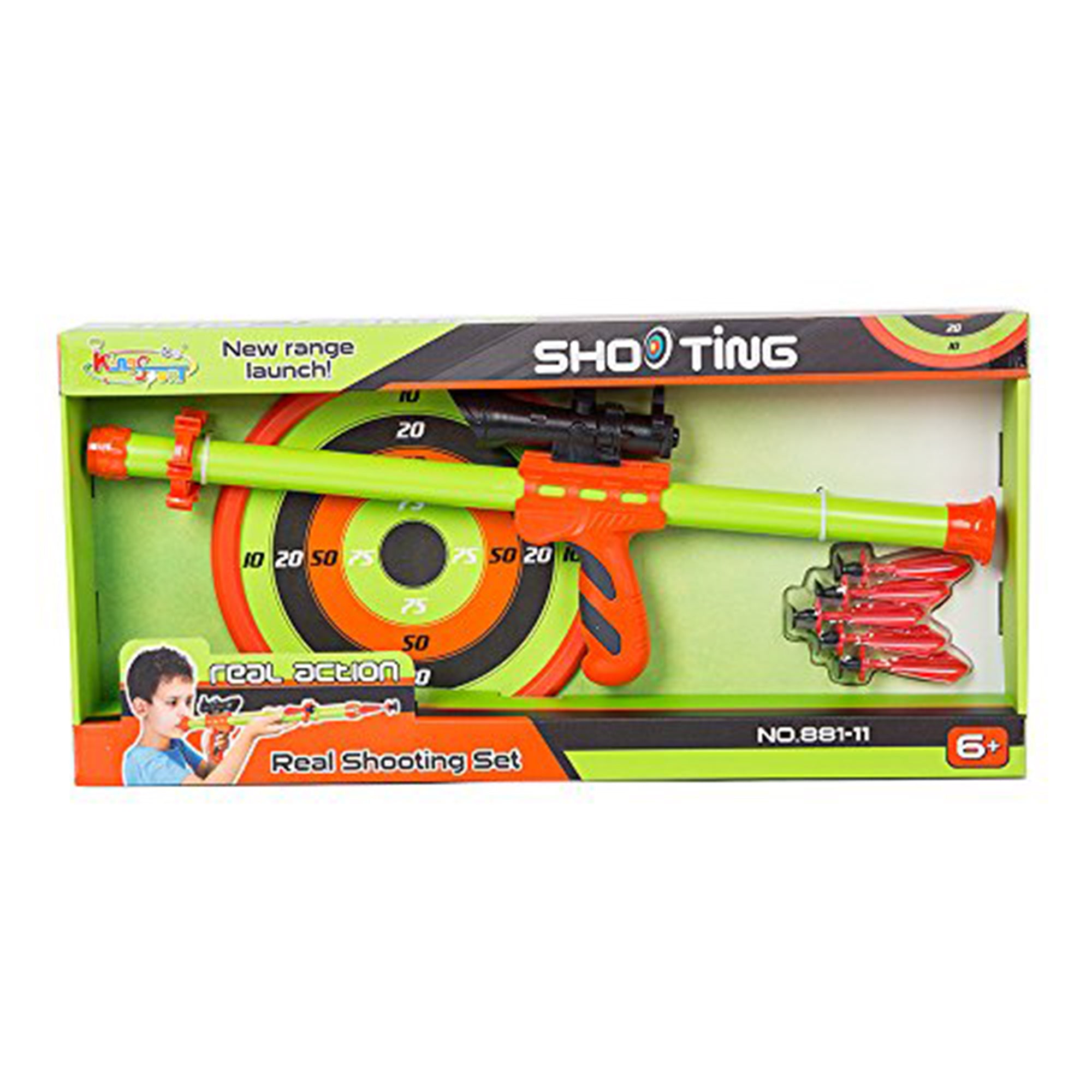 Bosonshop Infrared Laser Shooting Toy Gun Shooting Target Disc Toy Gun