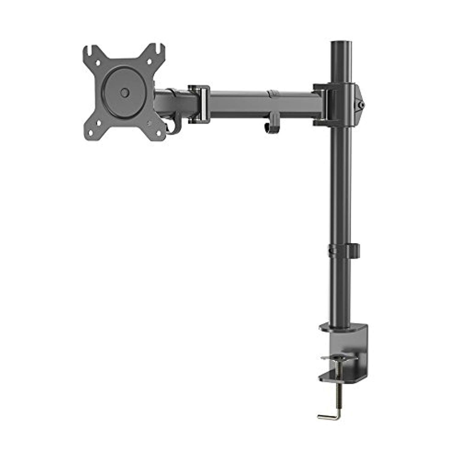 Bosonshop Single LCD Monitor Stand,Adjustable Lift Engine Arm Mount,Suitable for13”-27”Computer Monitor