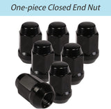 Set of 20 M12x1.5 Black Lug Nuts with Cone Seat, for Ford Focus Chevrolet Trailblazer S10 GMC Aftermarket Wheel