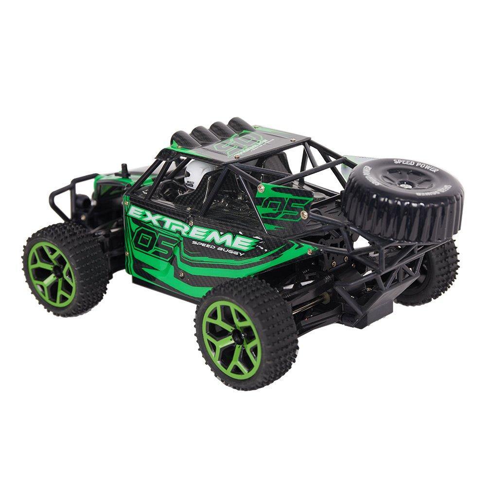 Bosonshop 1:18 2.4G 4WD 20KM High Speed Off-Road RC Die Cast Racing CombinationCar Battery Control Vehicle Presents for Kids