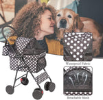 Pet Gear Special Edition 4 Wheels Pet Stroller for Cats/Dogs, Fashion Polka Dot Style - Bosonshop