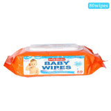 Baby Wipes Baby Wet Tissue Soft Cleaning Wipes Natural Wet Wipes, 6 Packs, 480 Wipes(1pc, 80 wipes) - Bosonshop