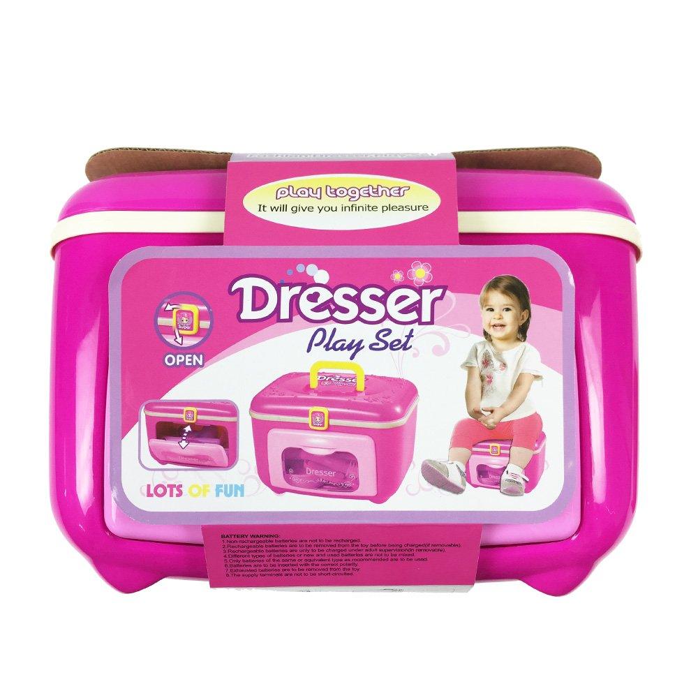 Bosonshop Girl Hairdresser Pretend Play Toy Fashion Beauty Play Set