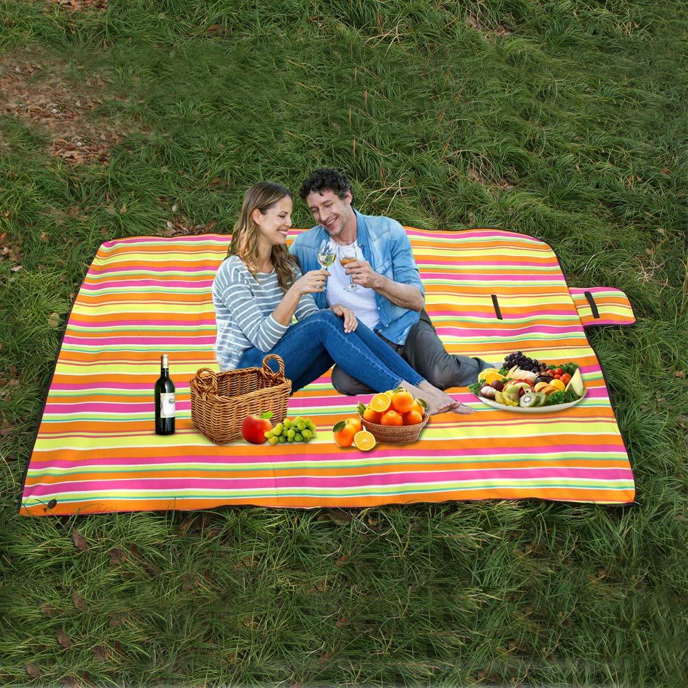 Bosonshop Outdoor Foldable Portable Camping Traveling Beach Trip Festivals Mat Tote, Waterproof
