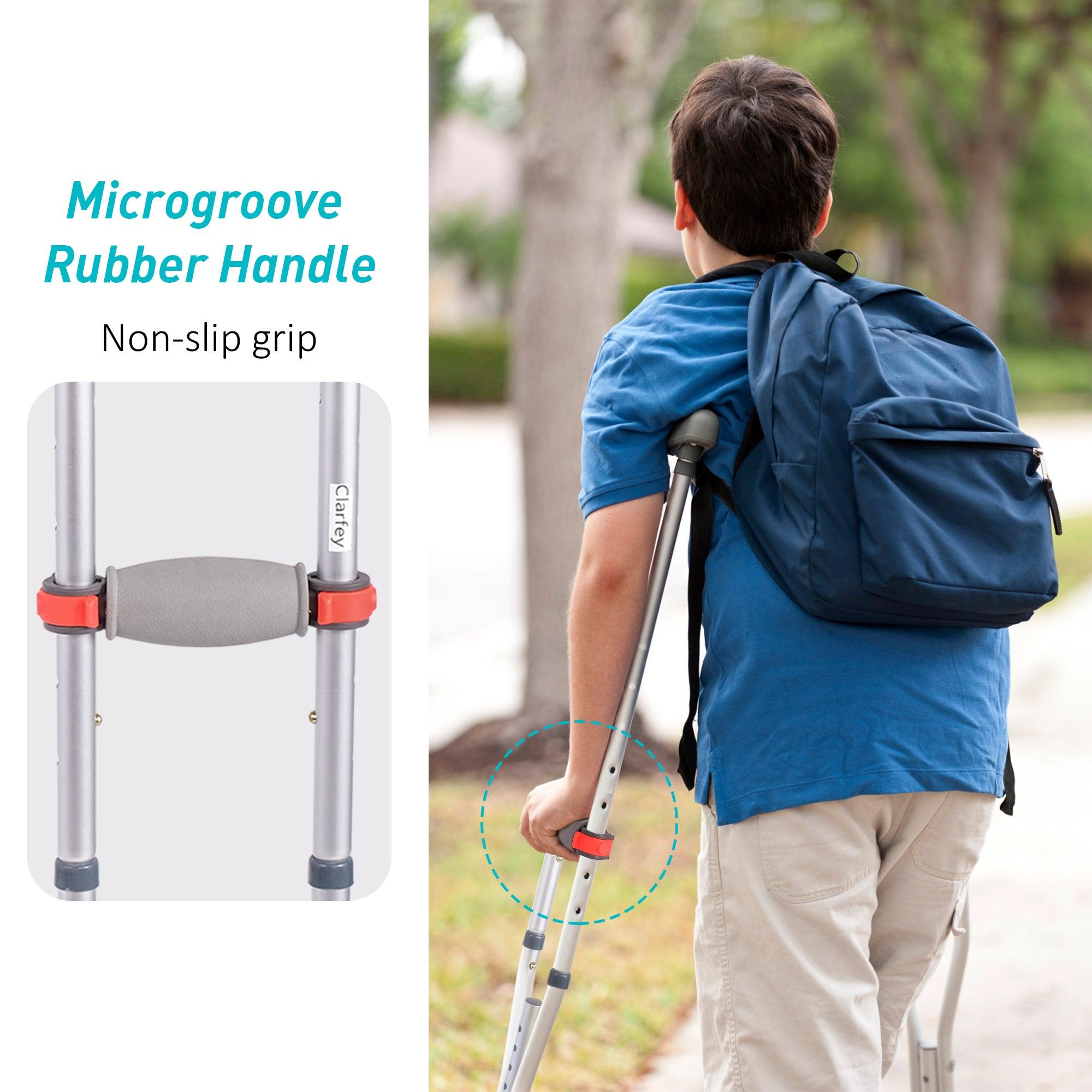 Folding Underarm Crutches Aluminum Frame