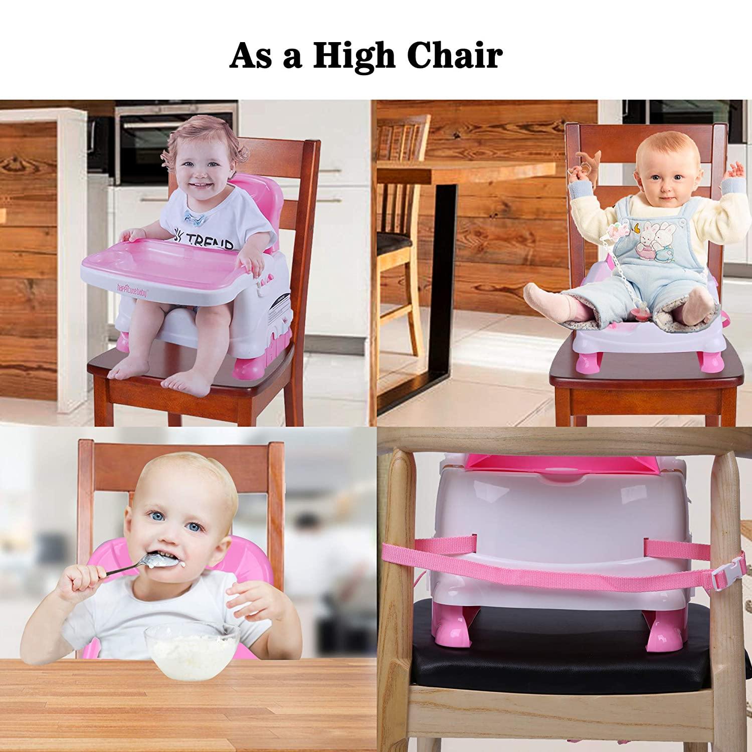 Toddler Booster Seat for Dining Table Baby Portable High Chair for Travel, Infant Floor Chair Seat - Bosonshop