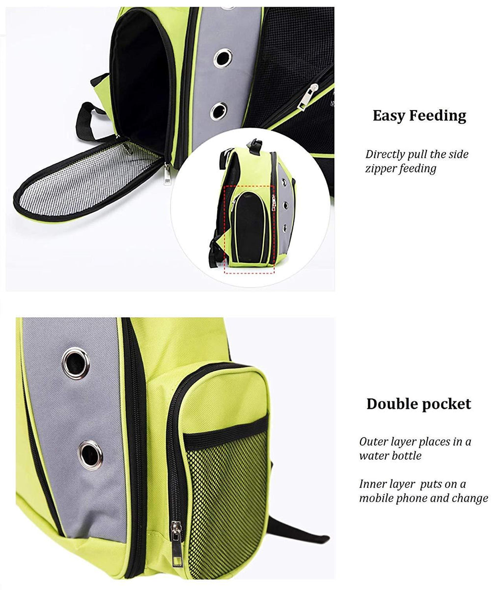 Foldable Pet Carrier Backpack with Breathable Mesh Window - Ultimate P