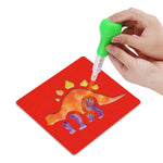 Bosonshop Spray Painting Set Toddlers Creative Drawing Toys Airbrush Marker Sprayer Art Kit