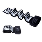 Bosonshop Portable Flexible Roll Up Piano Keyboard 61 Keys USB Midi Electronic Piano Keyboard for Beginner Children Practice Musical Instruments