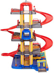 Super Parking Garage Playset Includes 6 Cars for Toddlers