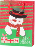 Christmas Paper Gift Bags Bulk Assortment 1 Dozen Holiday Themes Print Gift Bags with Handles 3 Sizes 4 Patterns Character - Bosonshop
