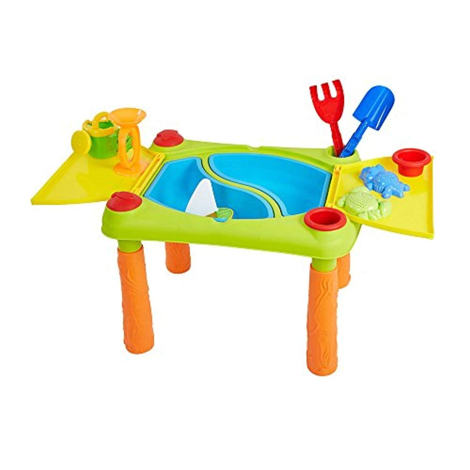 Bosonshop Outdoor Sand and Water Table Activity Table and Waterpark Play Table for Toddlers