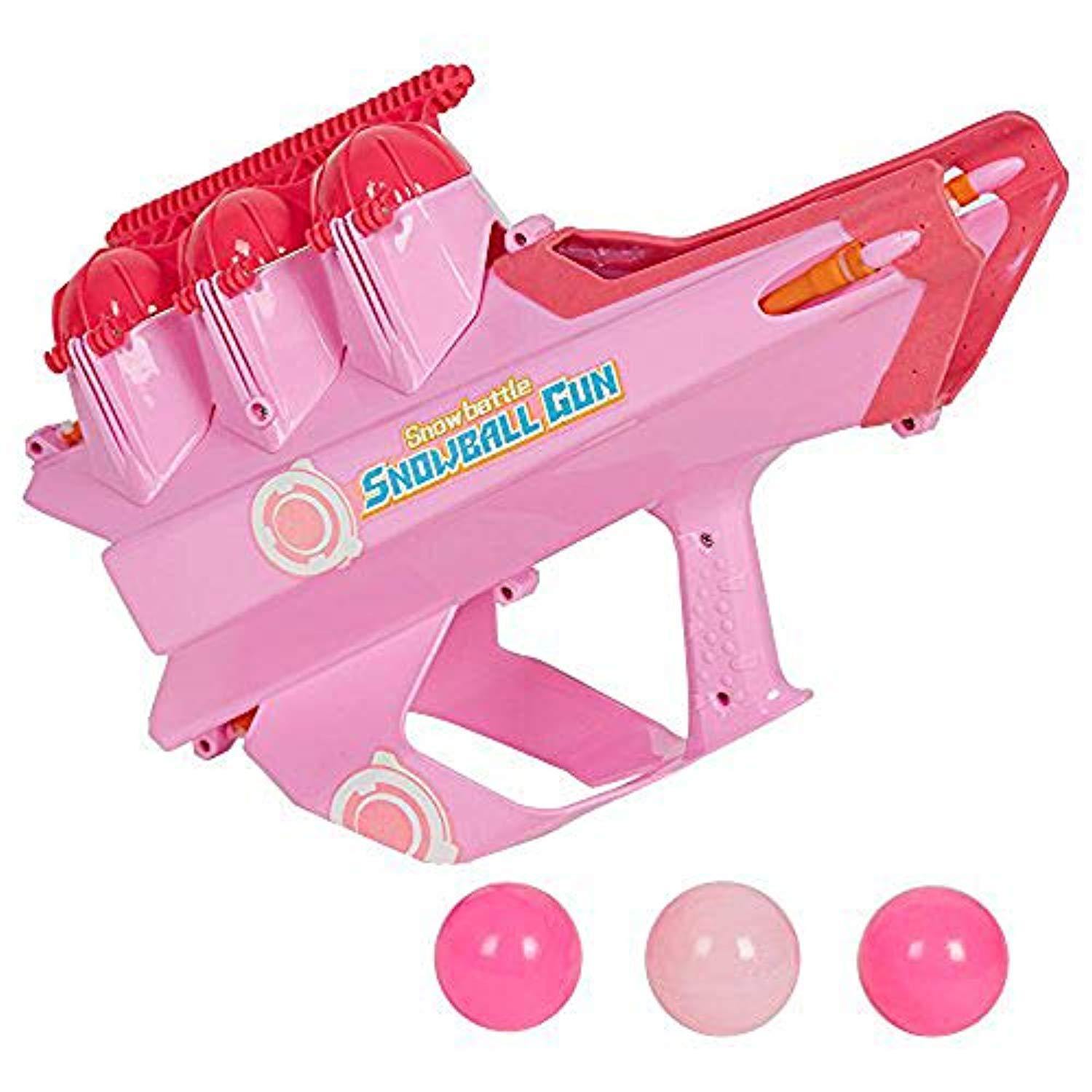 Bosonshop Snowball Launcher Winter Sport Game Pink